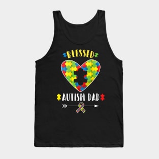 Autism Dad Father Day Tank Top